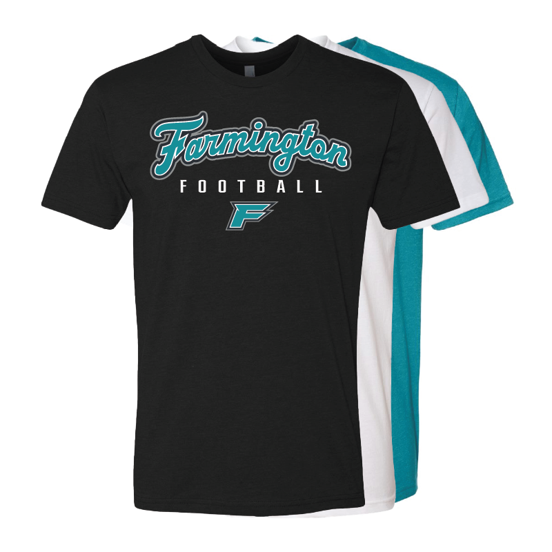 Farmington Football Script - Mens | Womens | Youth CVC T-Shirt