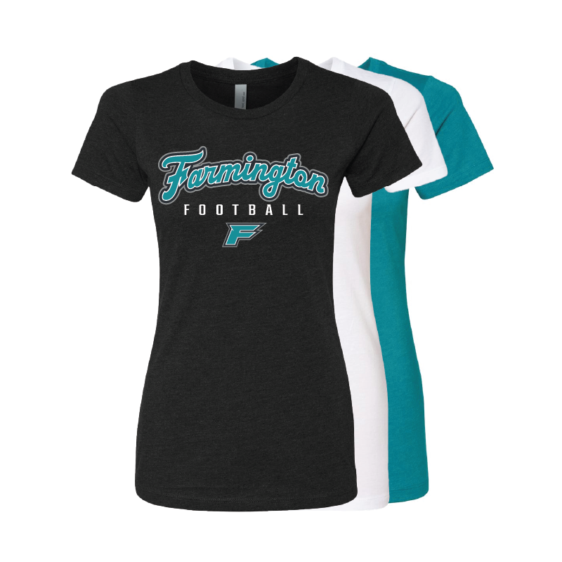 Farmington Football Script - Mens | Womens | Youth CVC T-Shirt