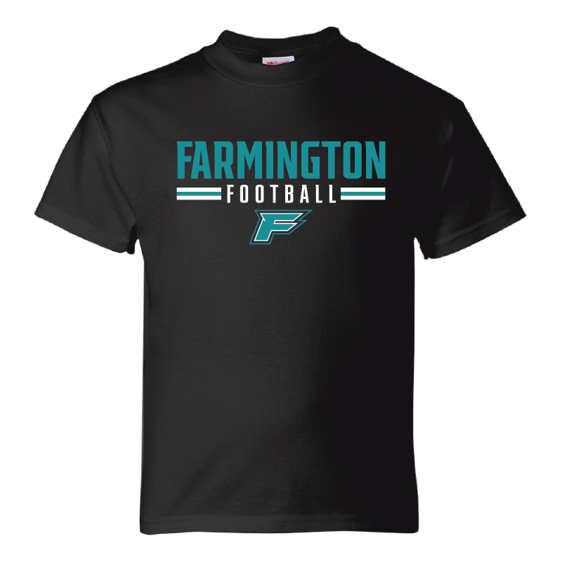 Farmington Football Stripe - Youth T-Shirt