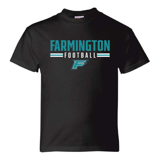 Farmington Football Stripe - Youth T-Shirt