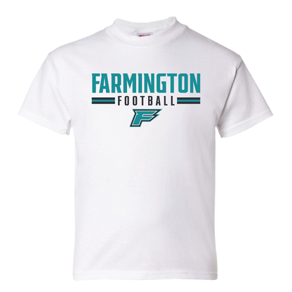 Farmington Football Stripe - Youth T-Shirt