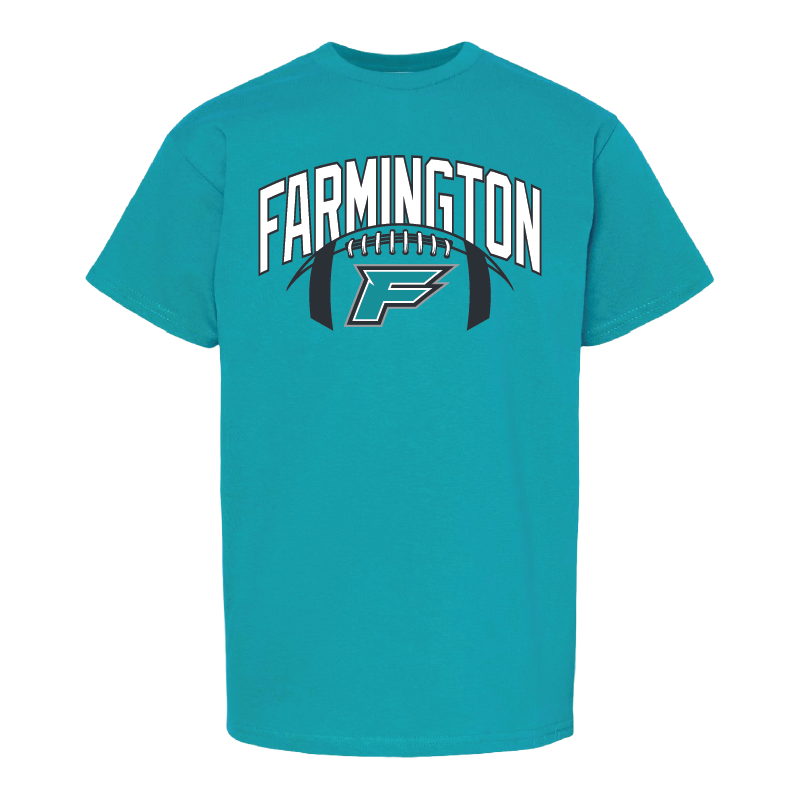 Farmington Arch w/ Football - Youth T-Shirt