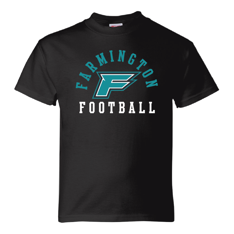Farmington Football Arched - Youth T-Shirt