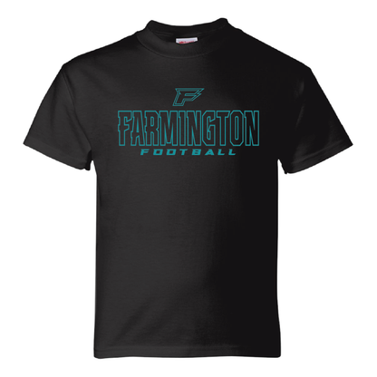 Farmington Football Outlined - Youth T-Shirt