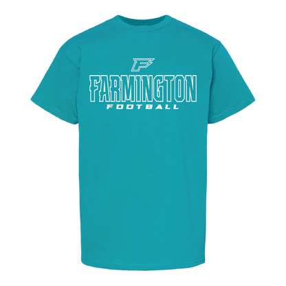 Farmington Football Outlined - Youth T-Shirt