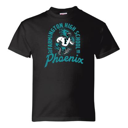 Farmington High School Phoenix Vintage Mascot - Youth T-Shirt