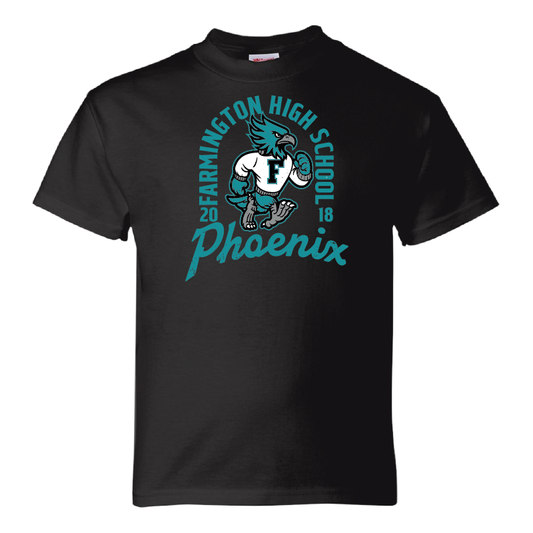 Farmington High School Phoenix Vintage Mascot - Youth T-Shirt