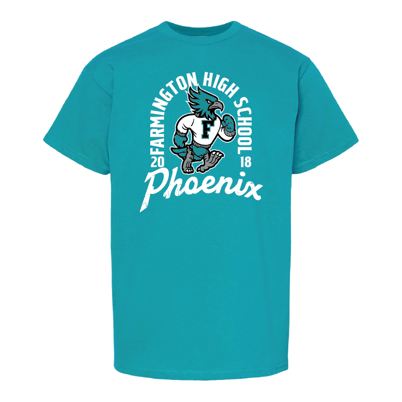 Farmington High School Phoenix Vintage Mascot - Youth T-Shirt