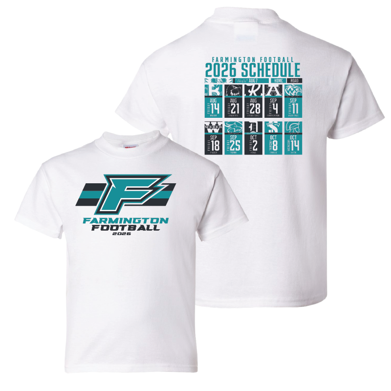 Farmington Phoenix 2026 Schedule - Youth T-Shirt
