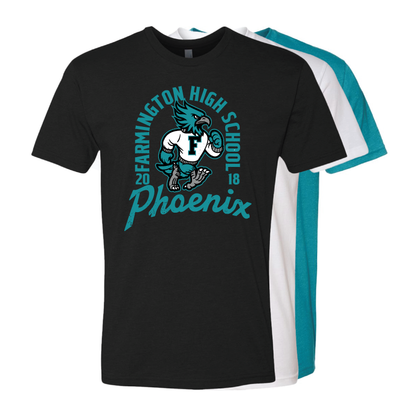 Farmington High School Phoenix Vintage Mascot - Mens | Womens | Youth CVC T-Shirt