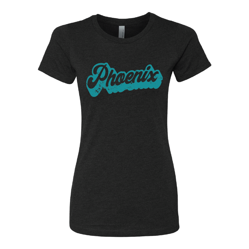 Retro Script - Womens CVC T-Shirt
