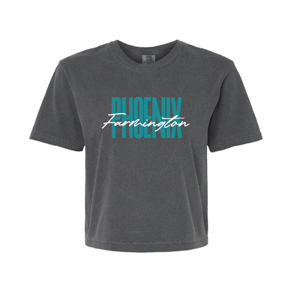 Farmington Phoenix - Womens Heavy Weight Boxy T-shirt