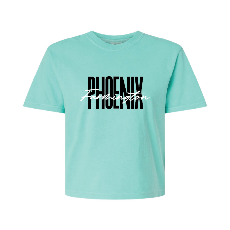Farmington Phoenix - Womens Heavy Weight Boxy T-shirt
