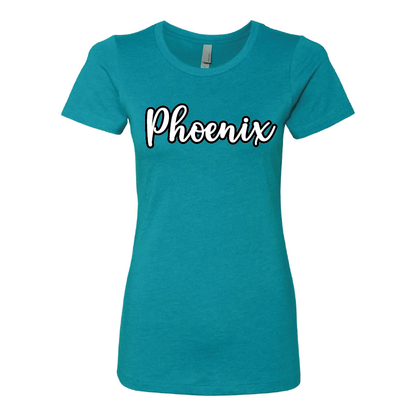 Phoenix Script - Womens CVC T-Shirt