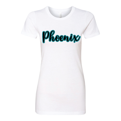 Phoenix Script - Womens CVC T-Shirt