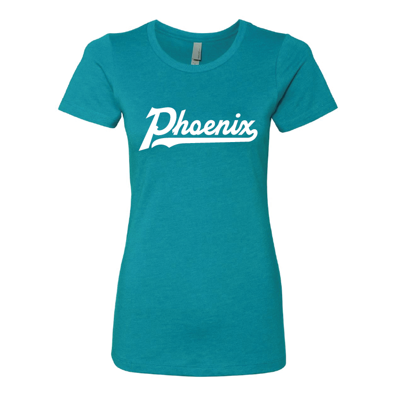 Phoenix Single Color Script - Womens CVC T-Shirt