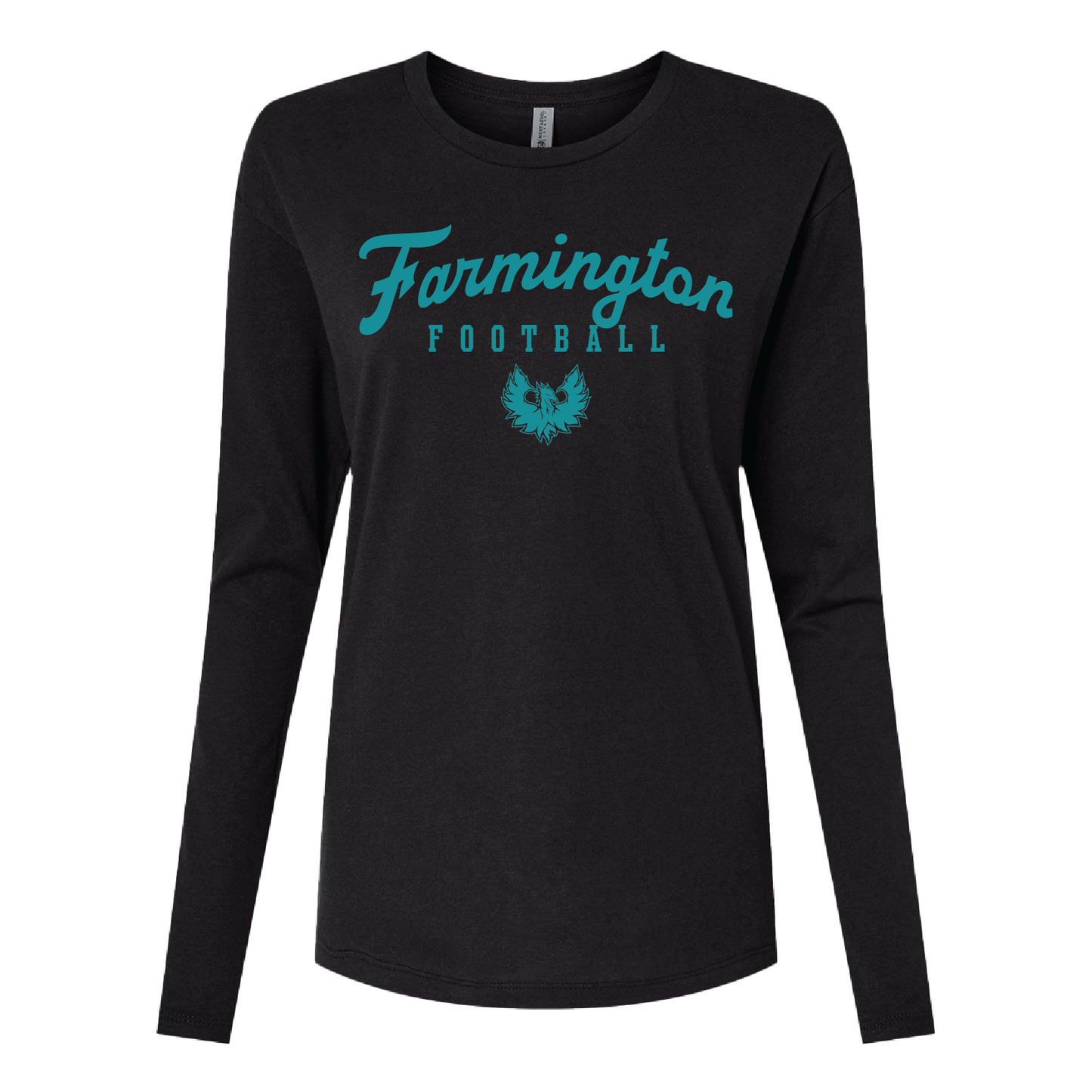 Farmington Script Football - Mens | Womens | Youth Long Sleeve T-Shirt