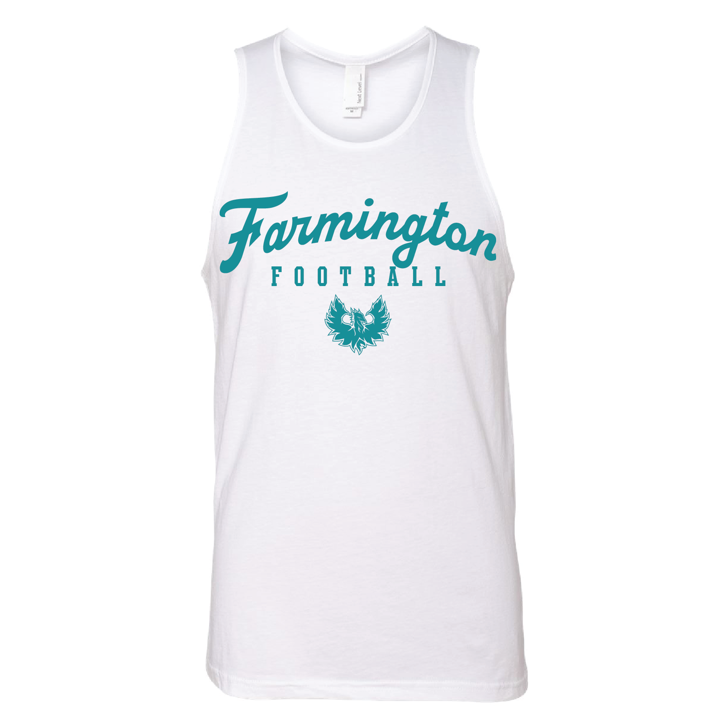 Farmington Script Football - Mens | Womens | Youth Tank Top