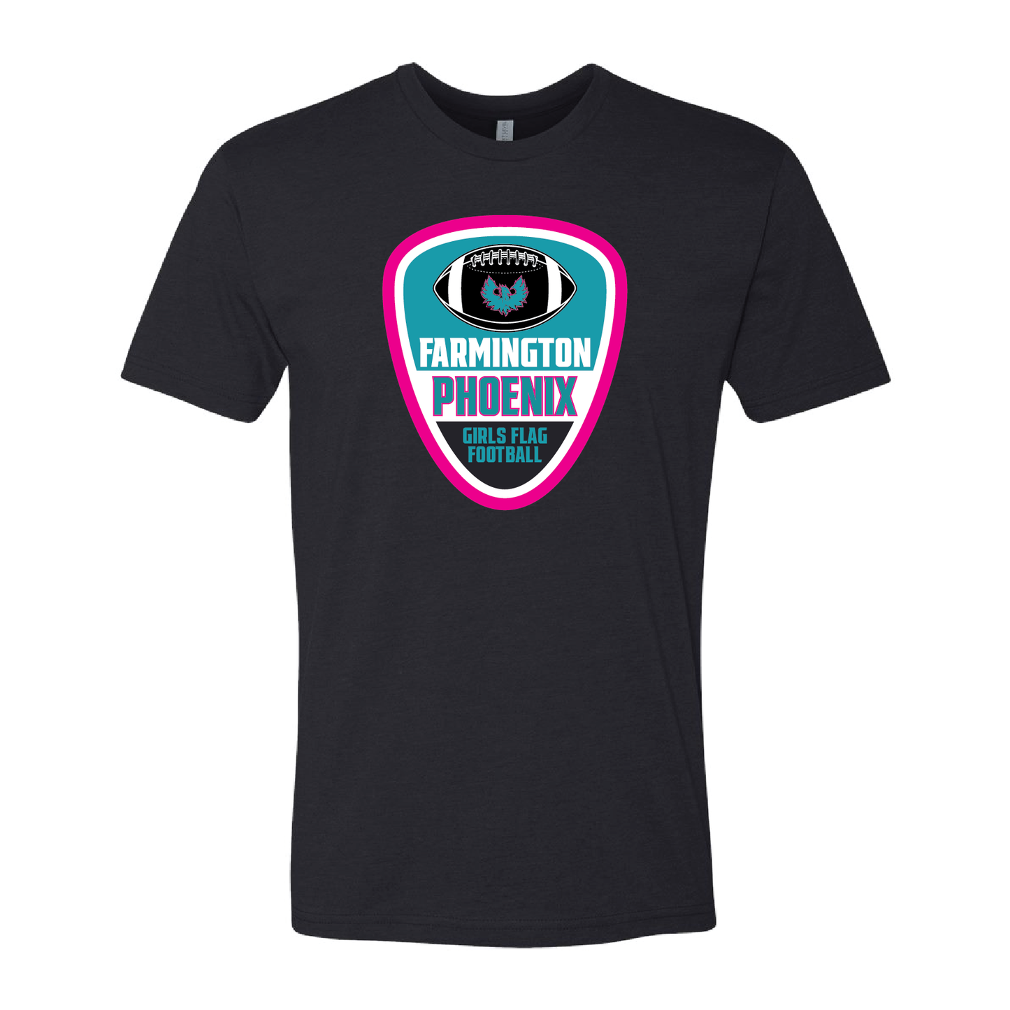 Farmington Phoenix Girls Flag Football - Mens | Womens | Youth CVC T-Shirt