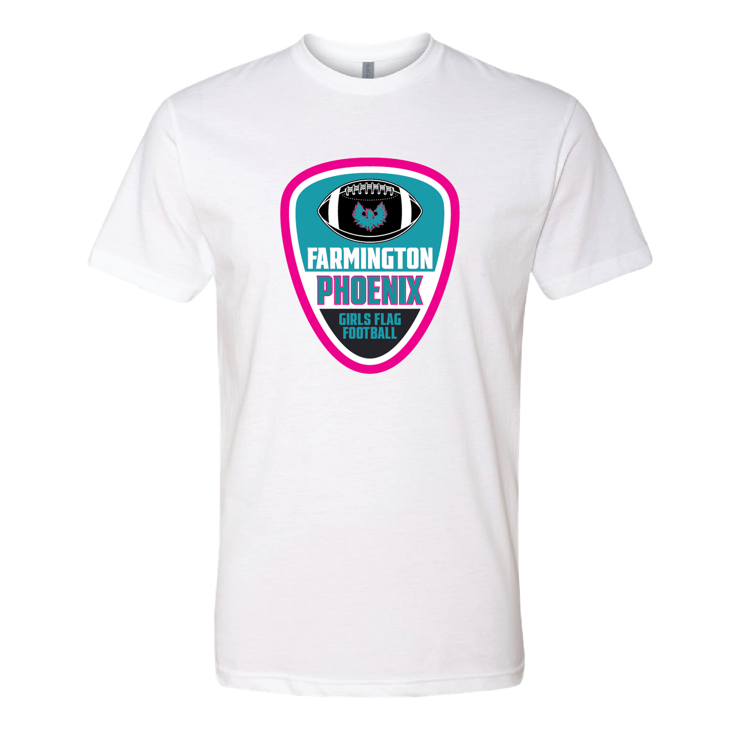 Farmington Phoenix Girls Flag Football - Mens | Womens | Youth CVC T-Shirt