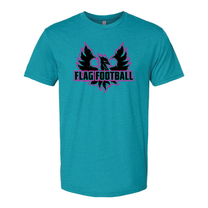 Phoenix Logo Flag Football - Mens | Womens | Youth CVC T-Shirt