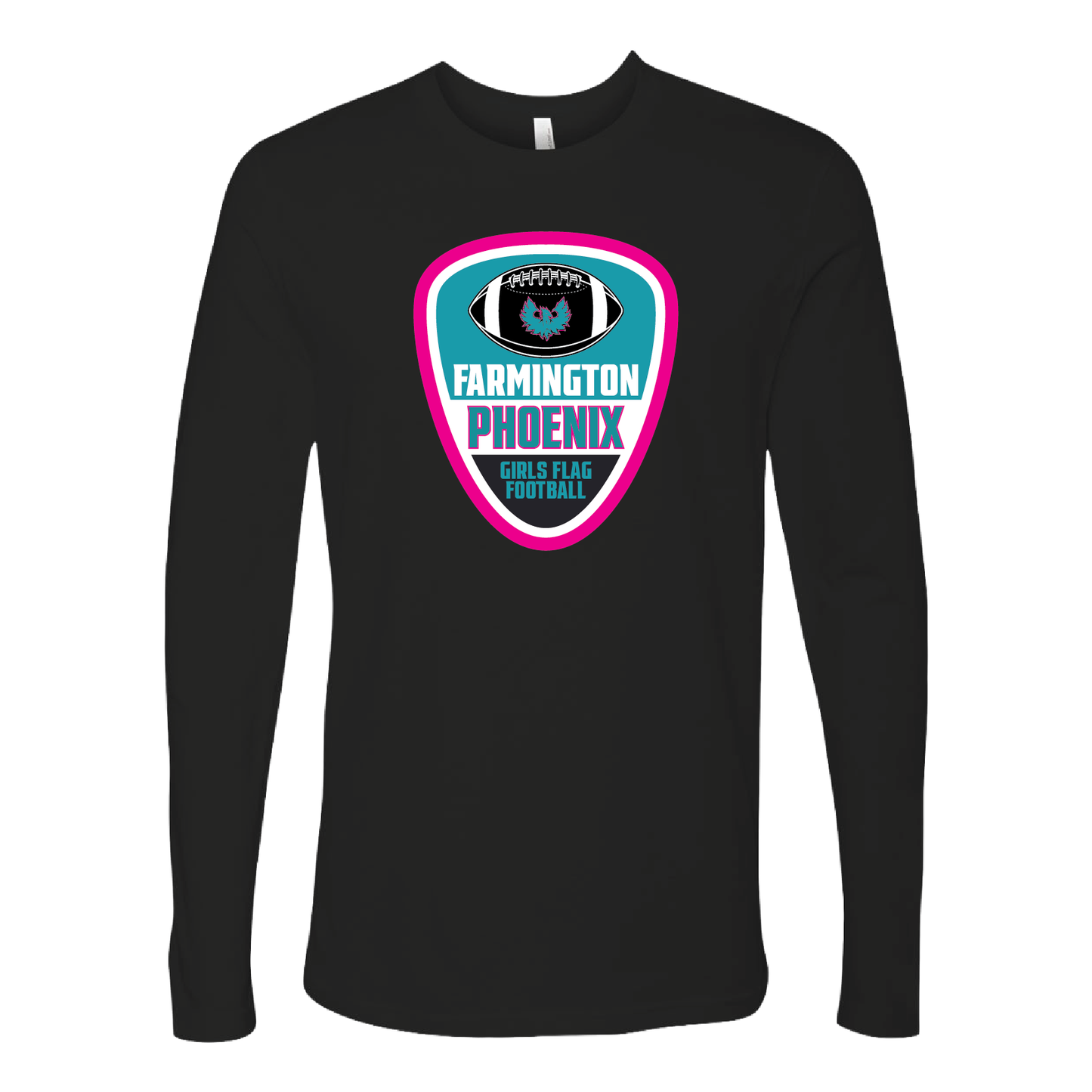 Farmington Phoenix Girls Flag Football - Mens | Womens Long Sleeve T-shirt