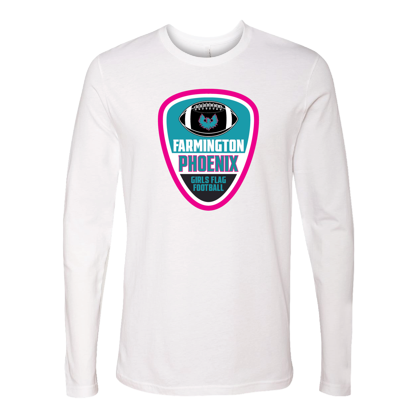 Farmington Phoenix Girls Flag Football - Mens | Womens Long Sleeve T-shirt