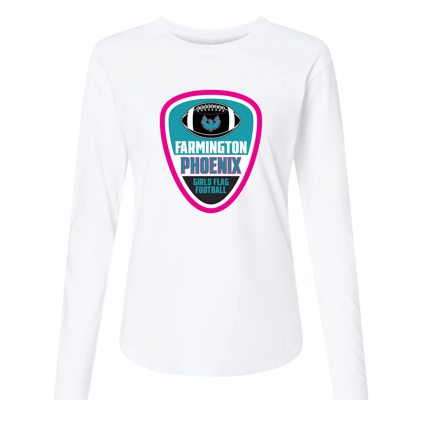 Farmington Phoenix Girls Flag Football - Mens | Womens Long Sleeve T-shirt