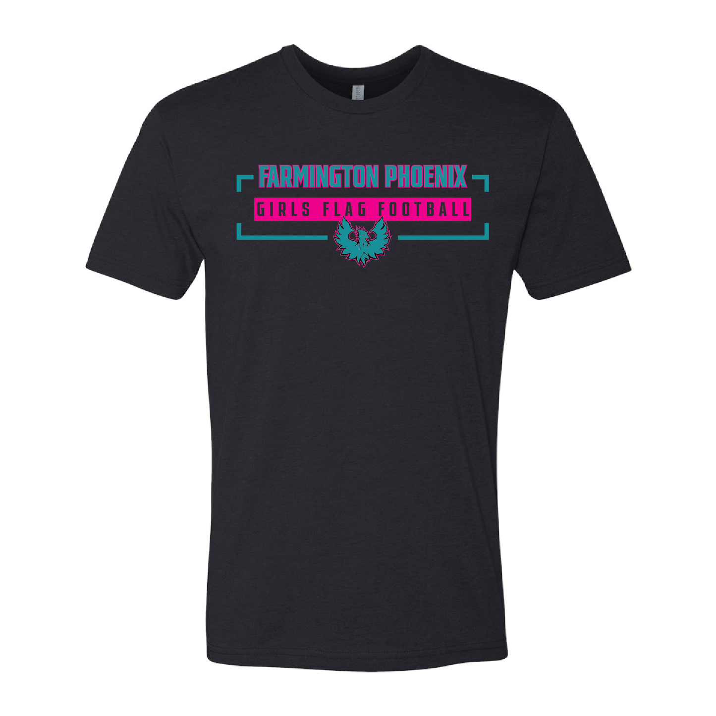 Farmington Phoenix Flag Football - Mens | Womens | Youth CVC T-Shirt
