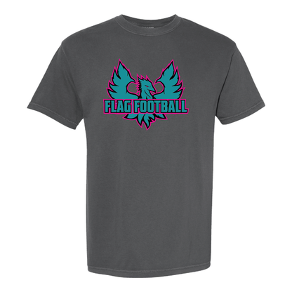Phoenix Logo Flag Football  - Mens | Womens Heavy Weight Cotton T-shirt