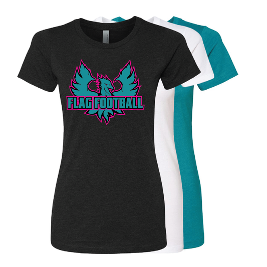 Phoenix Logo Flag Football - Mens | Womens | Youth CVC T-Shirt