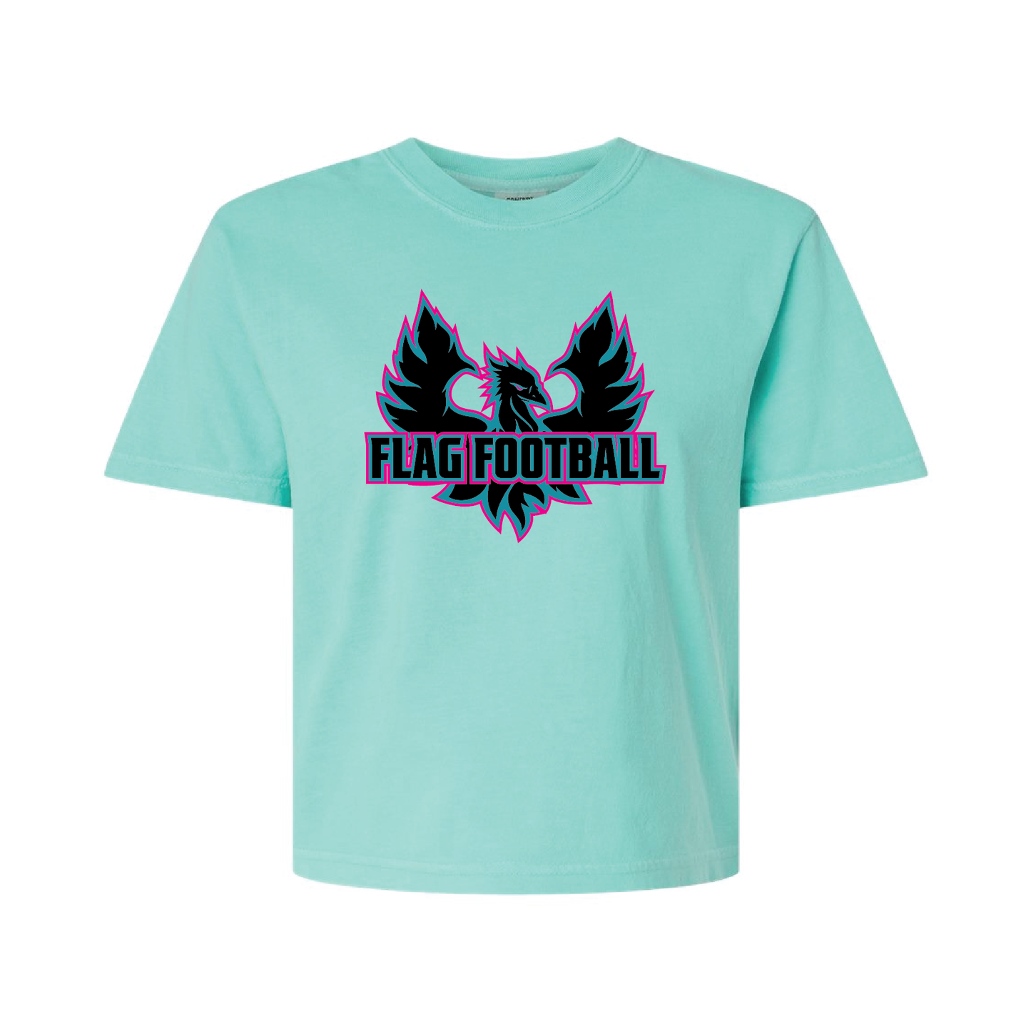 Phoenix Logo Flag Football  - Mens | Womens Heavy Weight Cotton T-shirt