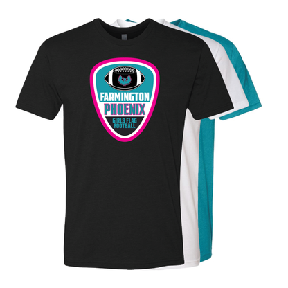 Farmington Phoenix Girls Flag Football - Mens | Womens | Youth CVC T-Shirt