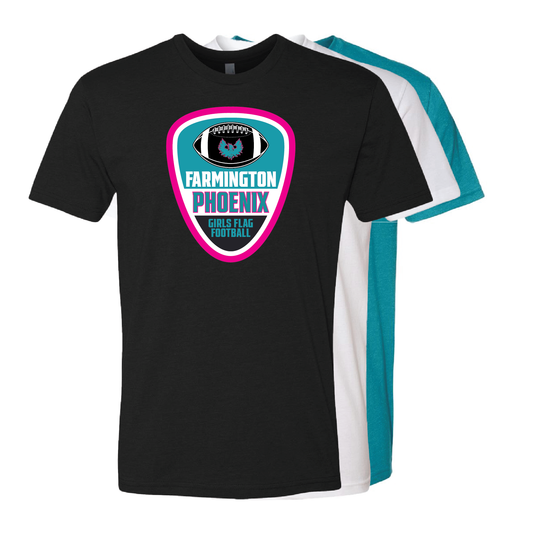 Farmington Phoenix Girls Flag Football - Mens | Womens | Youth CVC T-Shirt