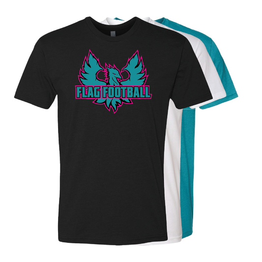 Phoenix Logo Flag Football - Mens | Womens | Youth CVC T-Shirt