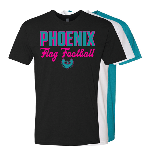 Phoenix Flag Football - Mens | Womens | Youth CVC T-Shirt