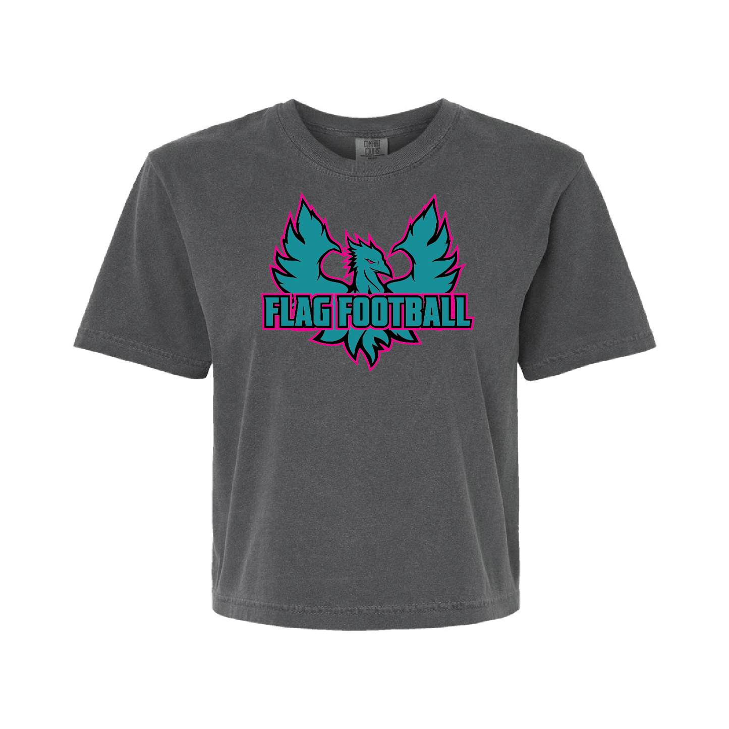 Phoenix Logo Flag Football  - Mens | Womens Heavy Weight Cotton T-shirt