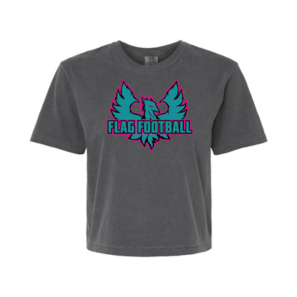 Phoenix Logo Flag Football  - Mens | Womens Heavy Weight Cotton T-shirt