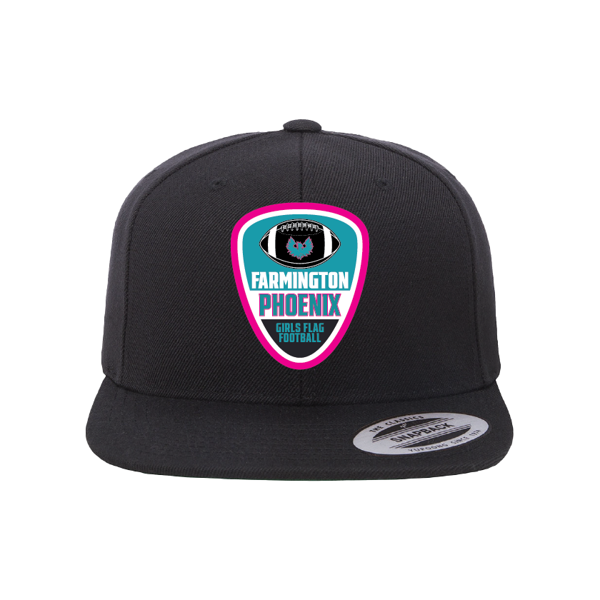 Farmington Phoenix Girls Flag Football - Flat Bill Snapback