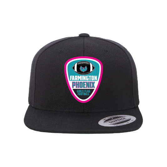 Farmington Phoenix Girls Flag Football - Flat Bill Snapback