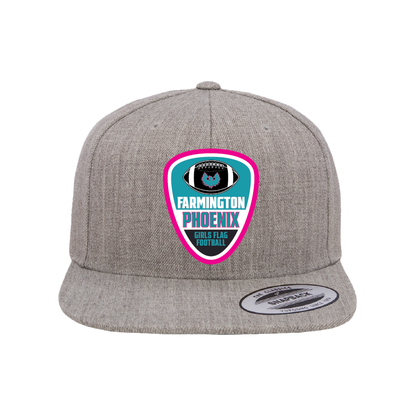 Farmington Phoenix Girls Flag Football - Flat Bill Snapback