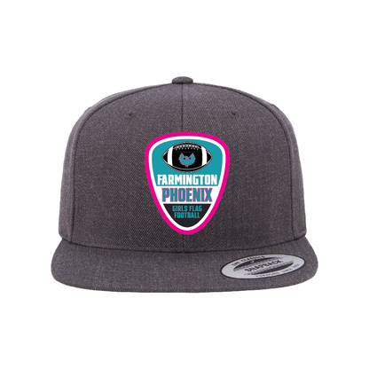 Farmington Phoenix Girls Flag Football - Flat Bill Snapback