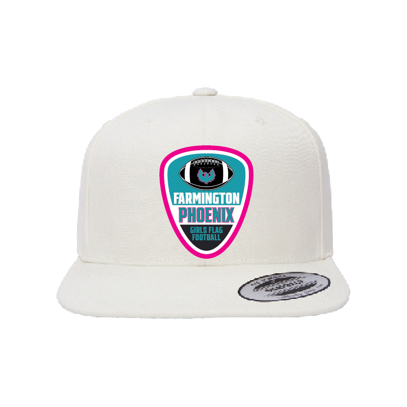 Farmington Phoenix Girls Flag Football - Flat Bill Snapback