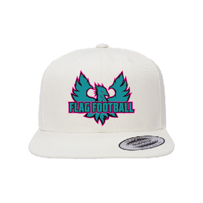 Phoenix Logo Flag Football - Flat Bill Snapback
