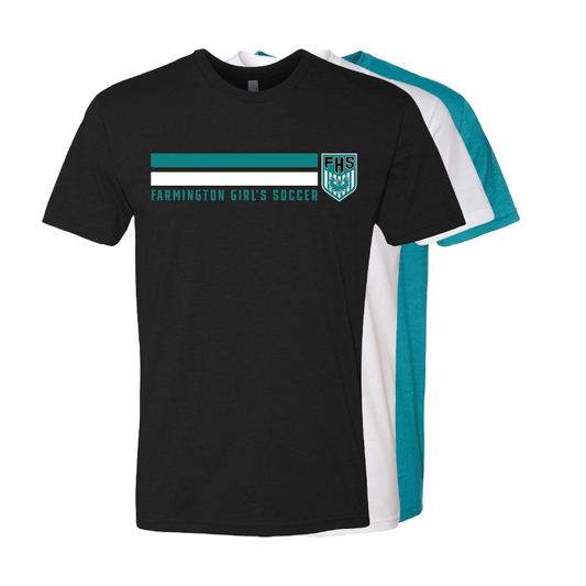 Farmington Girls's Soccer Stripe - Mens | Womens | Youth CVC T-Shirt
