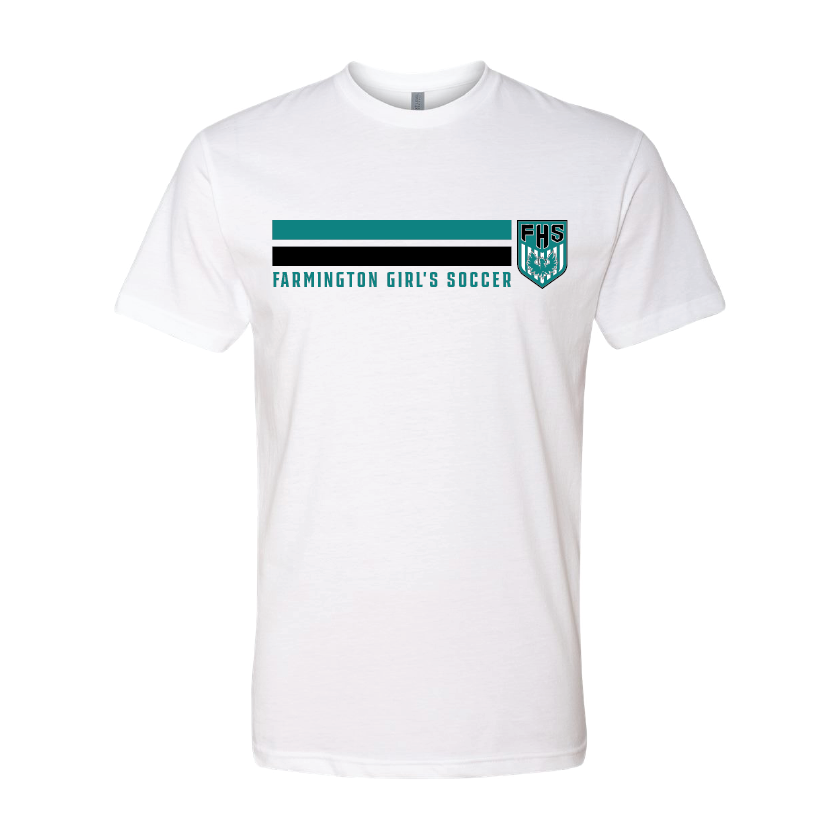 Farmington Girls's Soccer Stripe - Mens | Womens | Youth CVC T-Shirt