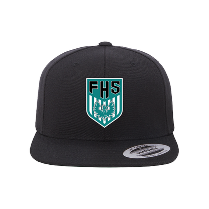 Farmington Girls Soccer Crest - Flat Bill Snapback