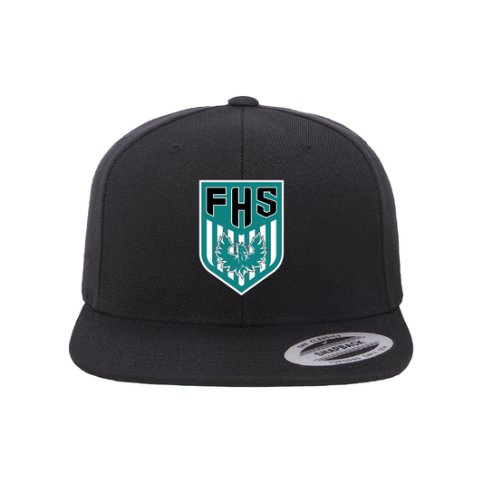 Farmington Girls Soccer Crest - Flat Bill Snapback
