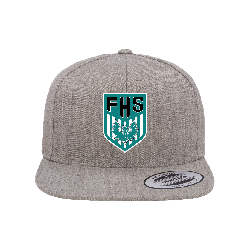 Farmington Girls Soccer Crest - Flat Bill Snapback