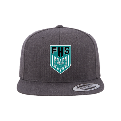 Farmington Girls Soccer Crest - Flat Bill Snapback
